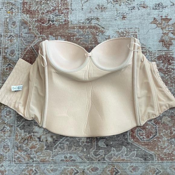 Piege push up strapless bridal bustier - Picture 5 of 8